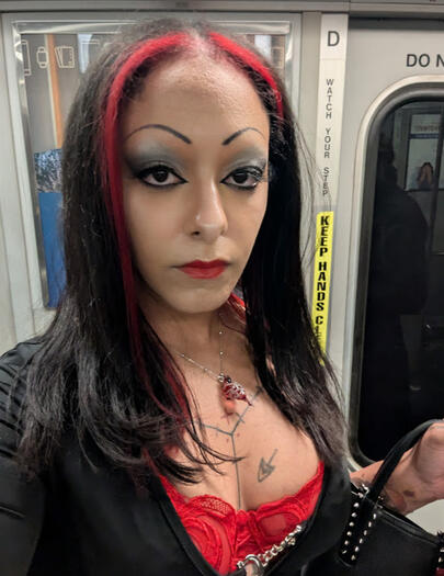 Morticia-esque for HOLE SHOW at the Crystal Ballroom in Somerville, MA